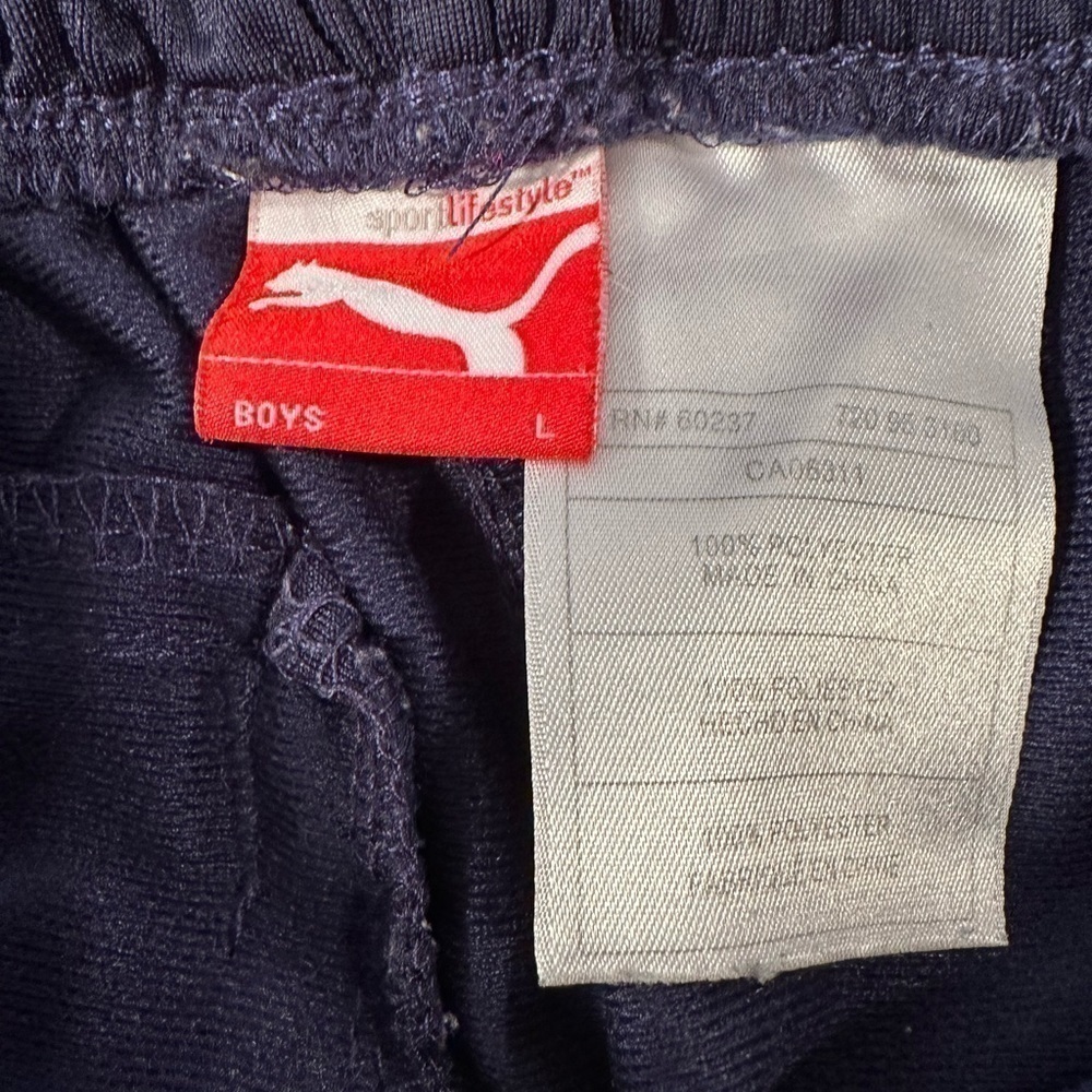 𝅺BOYS, puma, sport lifestyle, sweatpants, track, size large pants‎ #b1022 - Picture 7 of 7